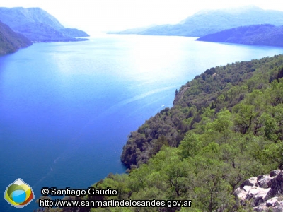 Foto Vista del lago Lácar (Santiago Gaudio)