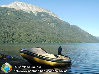 Panorámica 180º Lago Pichi Traful (Santiago Gaudio)