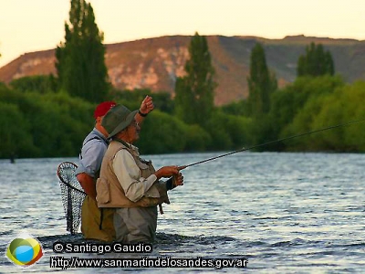Foto Pesca en el río Chimehuín (Santiago Gaudio)