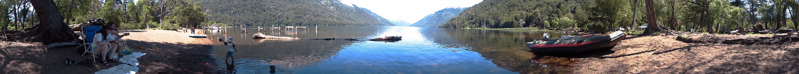 Panorámica 360º Lago Pichi Traful (Santiago Gaudio)